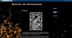 Desktop Screenshot of blacksun-grimoire.blogspot.com