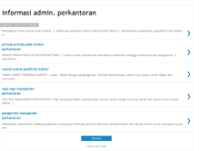Tablet Screenshot of informasiadmin.blogspot.com