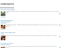 Tablet Screenshot of madameprive.blogspot.com
