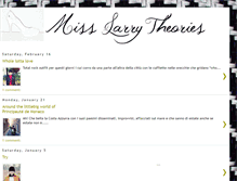 Tablet Screenshot of misslarrytheories.blogspot.com