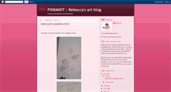 Desktop Screenshot of pinkmint-gallery.blogspot.com