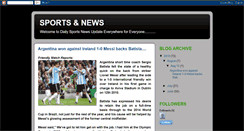 Desktop Screenshot of dailyfootballnews4all.blogspot.com