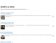 Tablet Screenshot of dailyfootballnews4all.blogspot.com