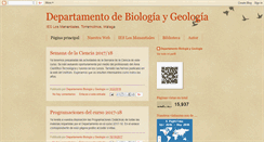 Desktop Screenshot of departamentobiologiaygeologia.blogspot.com