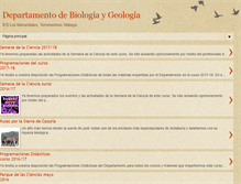 Tablet Screenshot of departamentobiologiaygeologia.blogspot.com