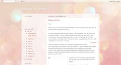Desktop Screenshot of indulge-in-fashion.blogspot.com