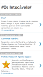 Mobile Screenshot of os-intocaveis.blogspot.com