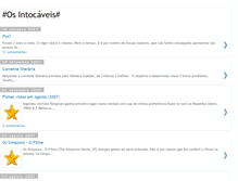 Tablet Screenshot of os-intocaveis.blogspot.com