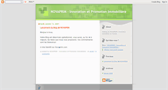 Desktop Screenshot of novaprim.blogspot.com