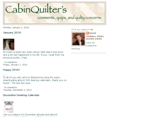 Tablet Screenshot of cabinquilter.blogspot.com