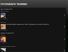 Tablet Screenshot of fotografo-taurino.blogspot.com