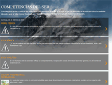 Tablet Screenshot of competencias-delser.blogspot.com