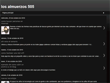 Tablet Screenshot of losalmuerzos505.blogspot.com