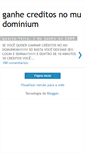 Mobile Screenshot of creditosmudominium.blogspot.com