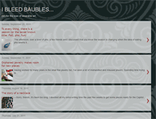 Tablet Screenshot of ibleedbaubles.blogspot.com