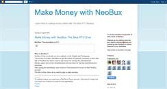 Desktop Screenshot of neobux-the-best-ptc.blogspot.com