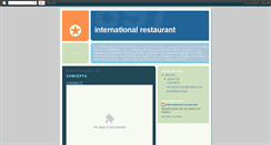 Desktop Screenshot of internationalrestaurant.blogspot.com