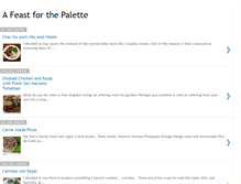 Tablet Screenshot of feastforthepalette.blogspot.com