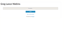 Tablet Screenshot of greg-lance-watkins.blogspot.com