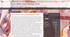 Desktop Screenshot of erynnscott.blogspot.com