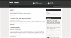 Desktop Screenshot of flixforthought.blogspot.com