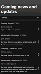 Mobile Screenshot of gamingnewsandupdates.blogspot.com