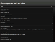 Tablet Screenshot of gamingnewsandupdates.blogspot.com