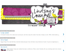 Tablet Screenshot of lounginwithlindsay.blogspot.com