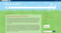 Desktop Screenshot of freshunders.blogspot.com