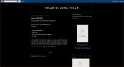 Desktop Screenshot of iklanjatim.blogspot.com
