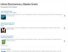 Tablet Screenshot of libroselectronicosyebooksgratis.blogspot.com