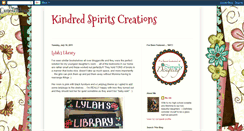 Desktop Screenshot of kindredspiritscreations.blogspot.com