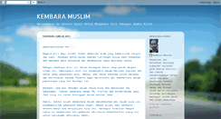 Desktop Screenshot of kembara-muslim.blogspot.com