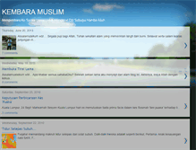 Tablet Screenshot of kembara-muslim.blogspot.com