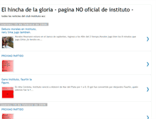 Tablet Screenshot of elhinchadelagloria.blogspot.com
