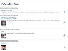 Tablet Screenshot of itsschallertime.blogspot.com