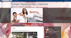 Desktop Screenshot of contagemregressivaparaocasamento.blogspot.com