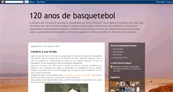 Desktop Screenshot of 120anosdebasquetebol.blogspot.com