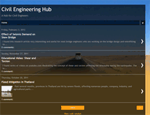 Tablet Screenshot of civilengineeringhub.blogspot.com