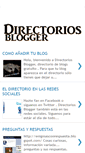 Mobile Screenshot of directoriosdeblogger.blogspot.com