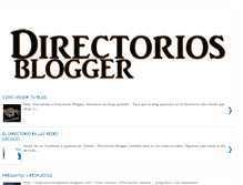 Tablet Screenshot of directoriosdeblogger.blogspot.com