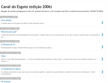 Tablet Screenshot of canaldoesgoto.blogspot.com