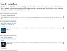 Tablet Screenshot of norskmenbra.blogspot.com