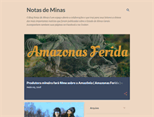 Tablet Screenshot of notasdeminas.blogspot.com