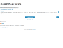Tablet Screenshot of monografiadecojata.blogspot.com