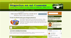 Desktop Screenshot of negociosenmicomuna.blogspot.com