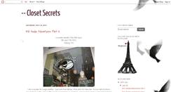 Desktop Screenshot of closetsecrets.blogspot.com