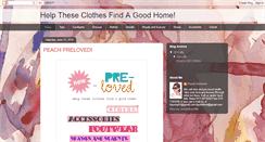 Desktop Screenshot of peachpreloved.blogspot.com