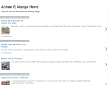 Tablet Screenshot of animeandmanganews.blogspot.com