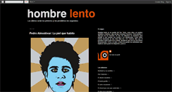 Desktop Screenshot of hombrelento.blogspot.com